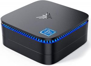 Mini PC Windows 10 Pro, 8GB RAM/128GB SSD Mini Desktop Computer Ιntel Celeron J3455 Processor, Quad Core Micro Computer 4K, Suppo