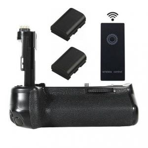 BG-E21 Battery Grip with 2.4G wireless remote control + 2X LP-E6 Battery for Canon EOS 6D Mark II 6D Mark 2 6D2 6DII.