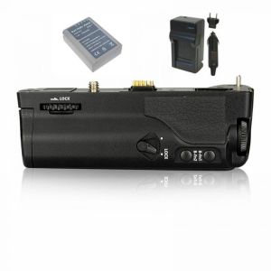 HLD-7 HLD7 Battery Grip + BLN-1 BLN1 Battery + Charger for Olympus OM-D E-M1 OMD EM1 Compact System Cameras.