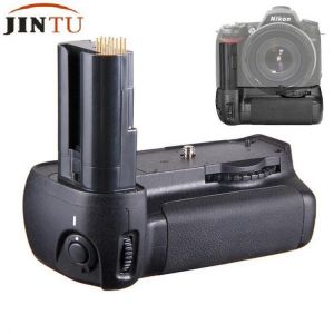 JINTU Battery Grip Replacement MB-D80 Works with 6pcs AA Battery/EN-EL3e Battery + Holder for Nikon D90 D80 DSLR SLR Camera