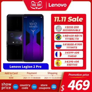 all in one place טלפונים סלולרים DHL Free Global Rom Lenovo Legion 2 Pro 5G Gaming Mobile Phone 6.92" 144Hz AMOLED Snapdragon888 OctaCore 90W Super Charge WiF