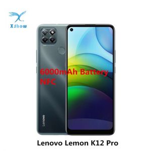 all in one place טלפונים סלולרים Lenovo Lemon K12 Pro Mobile Phone NFC 6.8 Inch 4GB 64GB Android 10 Snapdragon 662 Octa Core 6000mAh 64MP Camera SmartPhone