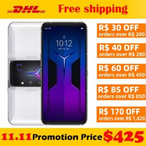 Original Global ROM 18G RAM 512G ROM Lenovo Legion 2 Pro 5G Smartphone Snapdragon888 6.92inch 144Hz AMOLED 64MP 5500Mah 45W NFC