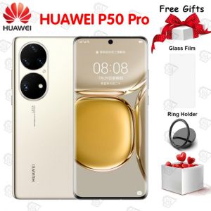 Original CN Version HUAWEI P50 Pro 4G Mobile Phone 6.6" OLED Curved Screen 8G+256G HarmonyOS 2 Kirin 9000 Octa Core Smartphon