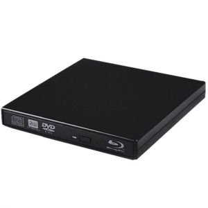 External Blu Ray DVD Drive USB2.0 BD25/BD50/CD/D9/RAM Support BD-ROM 3D Blu-Ray Movie Playback for PC Windows 7 8 10