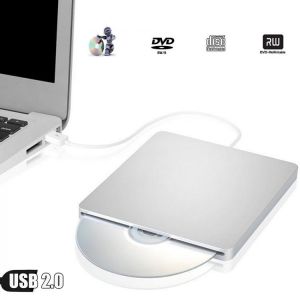 USB External DVD Optical Drive SuperDrive for Apple iMac 27" 21.5" 20" 8X DL Dual Layer DVDRW Writer RAM 24X CD-R B