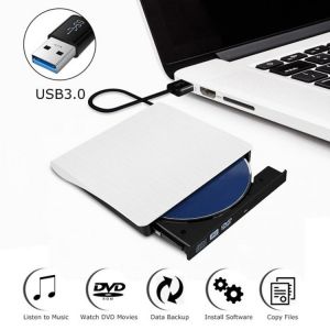 USB 3.0 DVD-ROM Optical Drive External Slim CD ROM Disk Reader Desktop PC Laptop Tablet Promotion DVD Player