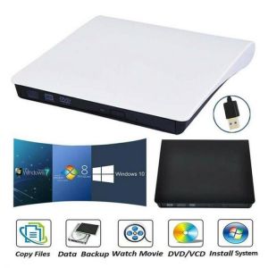 1Pcs Draagbare Usb 3.0 DVD-ROM Optische Drive Externe Slim Cd Rom Disk Reader Desktop Pc Laptop Tablet Promotie Dvd-speler