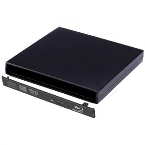 9.5/12.7mm USB2.0 IDE Blu-ray Optical Drive Case Kit External Mobile Enclosure DVD-RW/CD Case For Notebook Laptop Without Drive