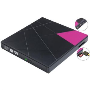 Cd Player Jigsaw External USB3.0 CD ROM Burner USB Extended Memory Card U Disk  with USB2.0 for PC Mac Laptop Netbook