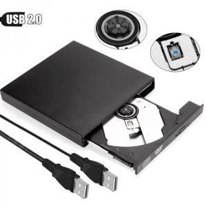 External USB 2.0 DVD RW CD Drive Writer Burner CD/ -ROM Player slim Portatil For WINDOWS XP/7/8/10 For Mac Laptop PC