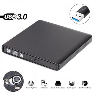 for Samsung Asus Dell HP Acer Ultrabook USB 3.0 External DVD Player 8X DVD-ROM Combo Reader 24X CD-R Burner Slim Optical Drive