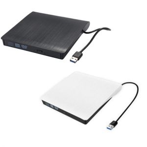 External DVD Drive USB 3.0 Portable CD DVD RW Drive Writer Optical Player Compatible for Windows 10 Laptop Desktop