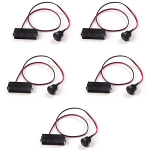 5Pcs 24-Pin Female ATX PSU Power Supply Starter Switch Jumper ON/OFF Switch 50Cm