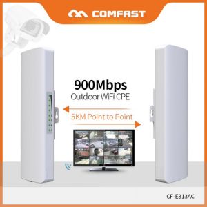 COMFAST 5KM point to point Long Range Outdoor Mini Wireless AP Bridge 900Mbps 5.8G WIFI CPE WI-FI Antenna Nanostation CF-E313AC