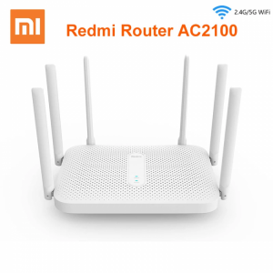 Xiaomi Redmi AC2100 Wireless Router 2.4G / 5G Dual Frequency Wifi 128M RAM Coverage External Signal Amplifier Repeater PPPOE