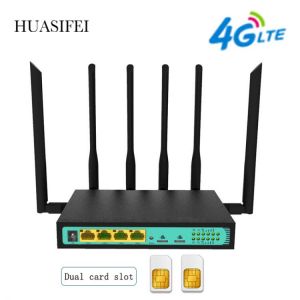High Power 3g4g Lte Dual Sim Router CPE FDD TDD LTE WCDMA GSM Global Unlock External 6*6dbi Antennas Supports Load Balancing