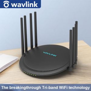 AC3000 MU-MIMO Tri-band Wireless WiFi Router 2.4G+5Ghz with Touchlink Gigabit Wan/Lan Smart Wi-Fi Repeater/Access Point USB 3.0