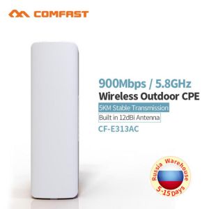 COMFAST CF-E313AC 5KM Long Range WIFI 5.8Ghz 900Mbps Outdoor Mini Wireless AP Bridge WIFI CPE 12dBi WI-FI Antenna Nanostation