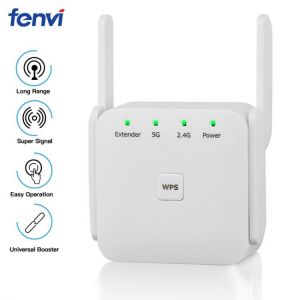 5Ghz Wireless WiFi Repeater WiFi Range Extender Router 1200Mbps Wi-Fi Internet Signal Amplifier Repeater 5G 2.4Ghz Wifi Booster