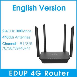 Wifi Router 300Mbps Wireless 3G/4G Wifi Dongle With SIM Slot LTE FDD Mobile Hotspot Adapter 4Pcs External Antenna Access Point