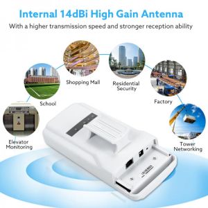 2 Pcs Wireless wifi Extender 5ghz WiFi Bridge Outdoor CPE Router wifi 4g 5.8ghz 450Mbps Repetidor Long Range Access Point