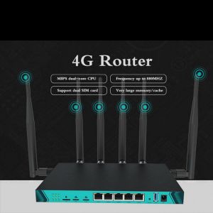 Cioswi WG1602 Gigabit Router Dual-Card Multi-Mode Intelligent 1200M 4G LTE Dual SIM Card Openwrt CAT6 Router Wifi Modem 4LAN
