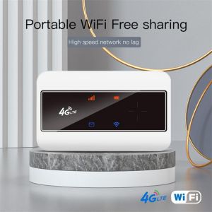 150Mbps 3G/4G SIM Card Router Outdoor Mini LTE FDD TDD Wireless Modem Portable Pocket Car Hotspot with External Antenna Gift