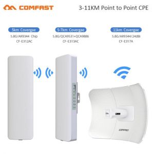 5-11KM 5Ghz Long Range Outdoor WIFI CPE Wireless AP Bridge 300-900Mbps 5G WI-FI Antenna Access Point Signal Booster Nanostation