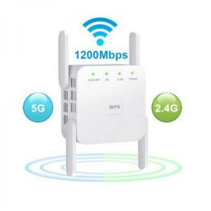 5G Wifi Repeater 5Ghz Wifi Extender 1200Mbps Wifi Amplifier 5 Ghz Wi fi Repeater Router Booster 2.4G 5G Wi-Fi Signal Extender