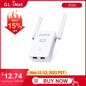 GL.iNet R300 WiFi Repeater WiFi Range Extender, 300Mbps Router, Wireless Signal Booster and Access Point, Single Band 2.4Ghz