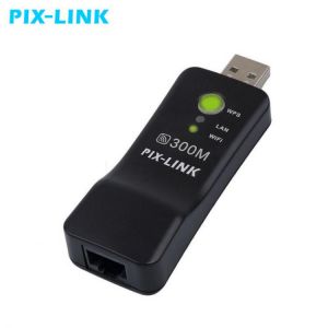 PIXLINK 300Mbps Router's Wifi Range Extender Repeater Wireless Adapter Network WPS AP Mode for Smart TV