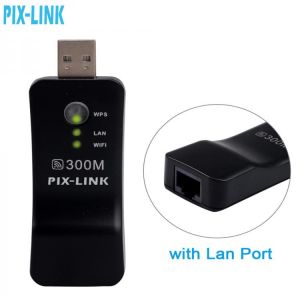 WiFi Range Extender-300Mbps WiFi Repeater Wireless Signal Booster dual-band Office  WiFi Extender, with Travel Ethernet port