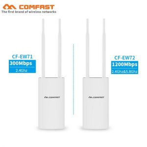 2.4G&5.8G 27dbm Weatherproof outdoor Wireless AP base station 300~1200Mbps wi-fi Ethernet Access Point Wifi Router Dual antenn