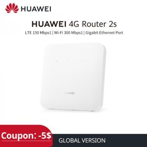 HUAWEI 4G Router 2s Unlocked 4G WiFi Router With Sim Card LTE Cat4 Up To 150Mbps 2.4GHz Lte WIFI Router