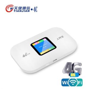 TIANJIE 150M Mobile Hotspot Pocket/Portable/Wireless/Mini Wi-Fi MiFi Unlocked SIM Card LTE Modem 4G Router Car Network access