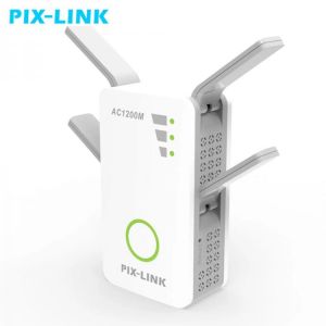 PIXLINK 1200 mbs Wireless Router Wifi Range Extender Repeater Signal Booster 2.4/5GHz Dual Band AP WPS Networking Access Point