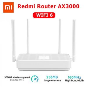 Xiaomi Redmi Router AX3000 WiFi 6 Wireless Router Mesh Gigabit 2.4G/5.0GHz Dual-Band Wifi Repeater Signal Amplifier 4 High Gain