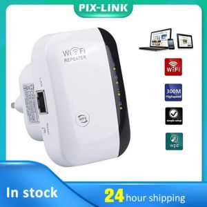 PIXLINK Wireless WiFi Repeater Wifi Extender 300Mbps  Amplifier 802.11N/B/G Booster Repetidor Reapeter AP Mode