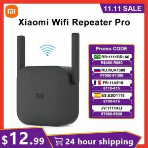 Original Xiaomi Wifi Amplifier Pro Router 300M 2.4G Repeater Network Expander Range Extender Roteader Mi Wireless Router Wi-Fi