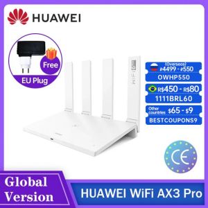 Huawei AX3 / ax3 Pro Quad-core Router WiFi 6+ 3000 Mbps International Version Fast Connection Dual-core Roteador جهاز التو