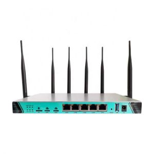 Gigabit openWRT WiFi router with dual SIM card slots 1200Mbps 2.4G /5.0GHz dual-band 4G LTE industrial-grade Gigabit router