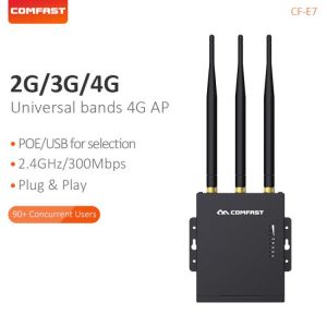 Comfast High-Speed Outdoor AP 2.4G 4G LTE Wireless AP Wifi Router Plug and Play Wireless Router Access Point CF-E7