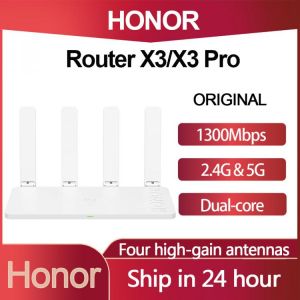 Honor Router X3 /X3 Pro 1300M Wireless Dual Gigabit 2.4G/5G Wifi with 4 High Gain Antennas Through the Wall High-speed Router