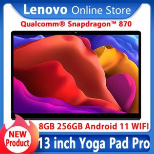 New Product Lenovo Yoga Pad Pro Tablet PC Snapdragon 870 Octa-Core 8Gb Ram 256GB Rom 13 Inch 2K Screen Android 11 Batter10200mAh