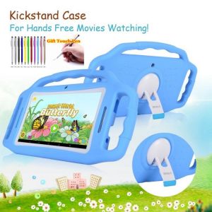 New Sales 7 Inch M755 Android 7.1.2 DDR3 1GB+8GB Kid Learning Tablet Free Bracket Protective Silicone Case  Dual Camera WIFI