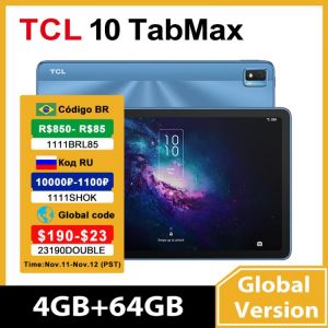 Global Version TCL 10 TABMAX Tablet 10.36" FHD IPS 15:9 Display 8000mAh 4GB/64GB MT8788 Wi-Fi 13MP AF Camera Android 10 Offic