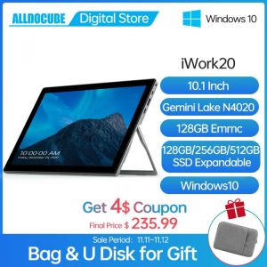 Alldocube iWork20 10.1  Inch 2 IN 1 Windows10 Tablets 1920*1200 IPS 4GB 128GB intel Gemini Lake N4020 iWork 20 Office tablet