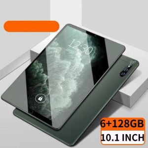 2022 10.1 Inch Tablet Android 9.0 Quad Core 6GB Ram 128GB Rom Tablet Screen 10 4g Phone Call Wifi Gps Bluetooth Video
