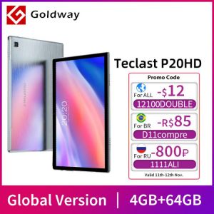 Teclast P20HD Tablet 10.1'' Full HD Display UNISOC SC9863A Octa Core 4GB 64GB Tablets PC Dual 4G Network Android 10 GPS 